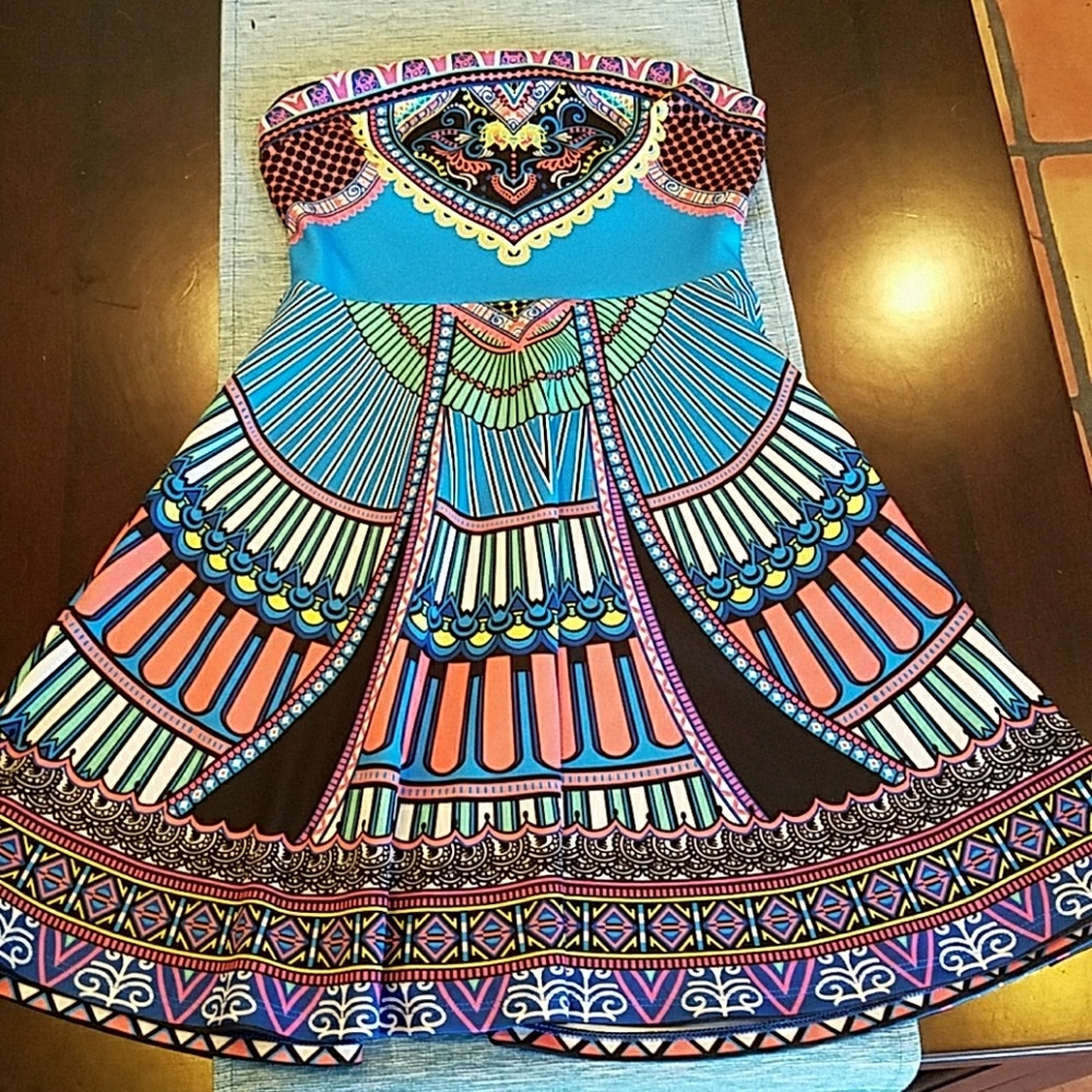 Flying Tomato Strapless Dress